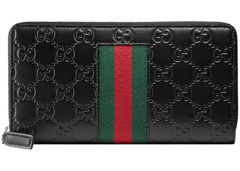 gucci signature zip around wallet|gucci signature money clip wallet.